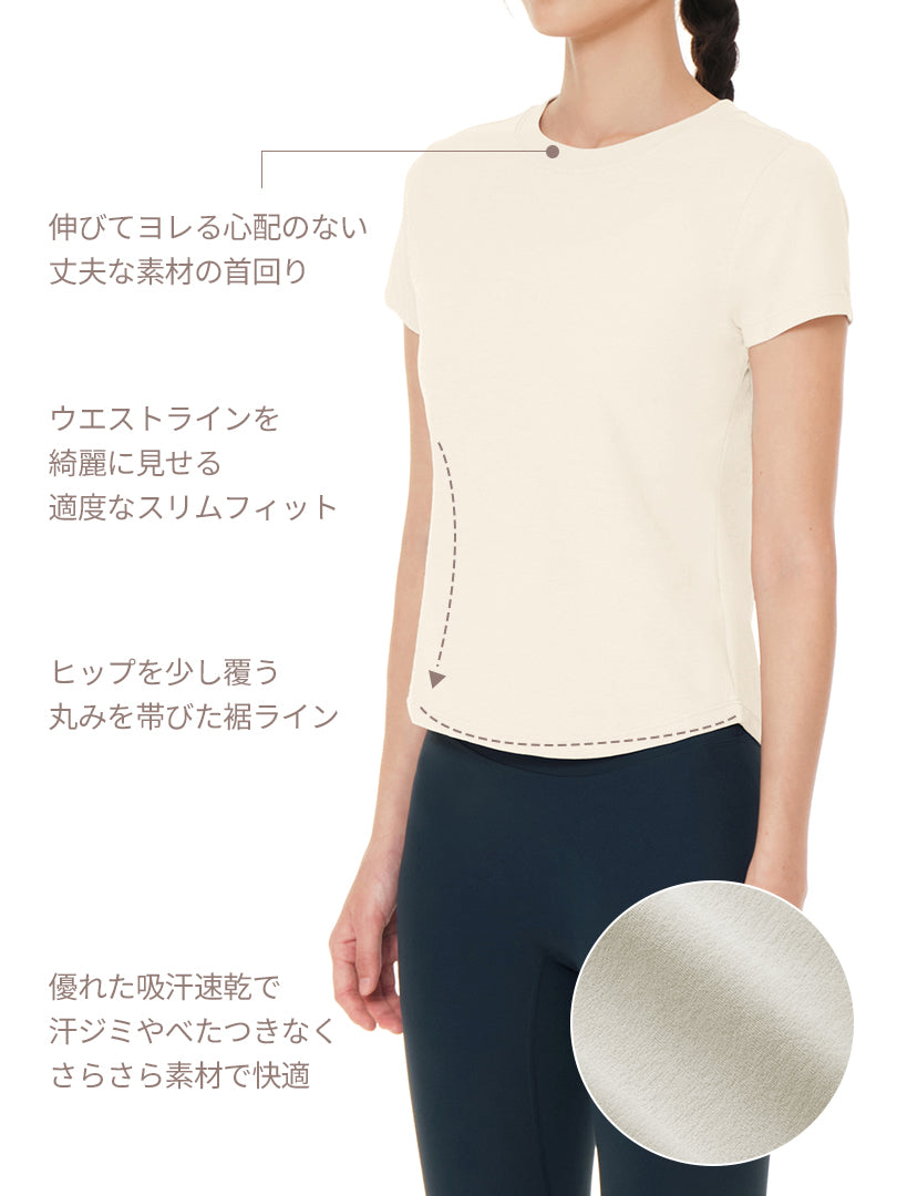 [24H] 2SET - NEW Airy Fit スリムフィット Tシャツ (半袖)