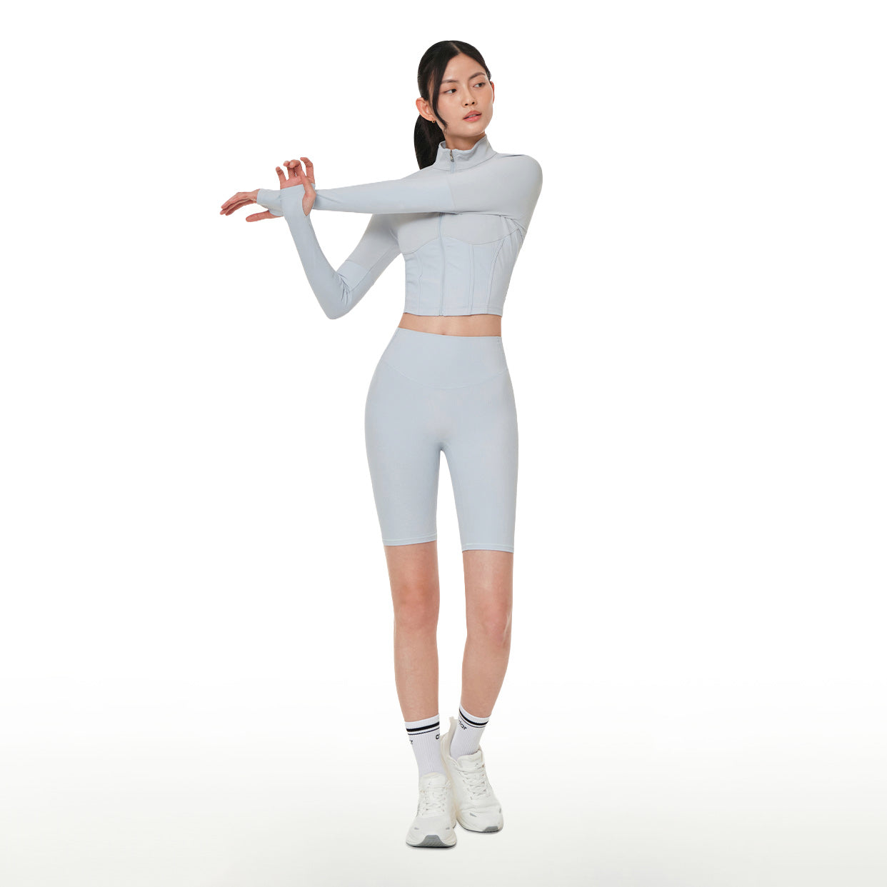 airribbed レギンス (4.5分丈) – andar JAPAN