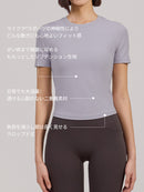 Softension クロップド トップス (半袖) - andar JAPAN