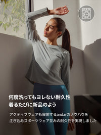 [3SET] NEW Airy Fit スリムフィット Tシャツ (長袖)