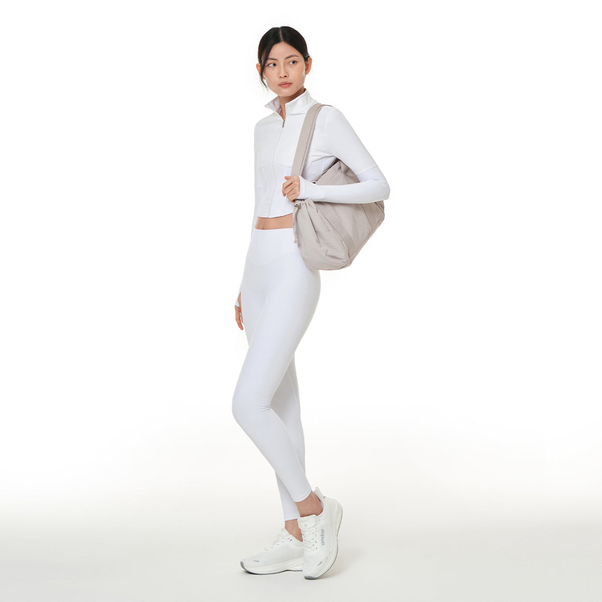 andar [SET] AirーRibbed (スポーツブラ+レギンス) airribbed シグネチャーレギンス – andar JAPAN
