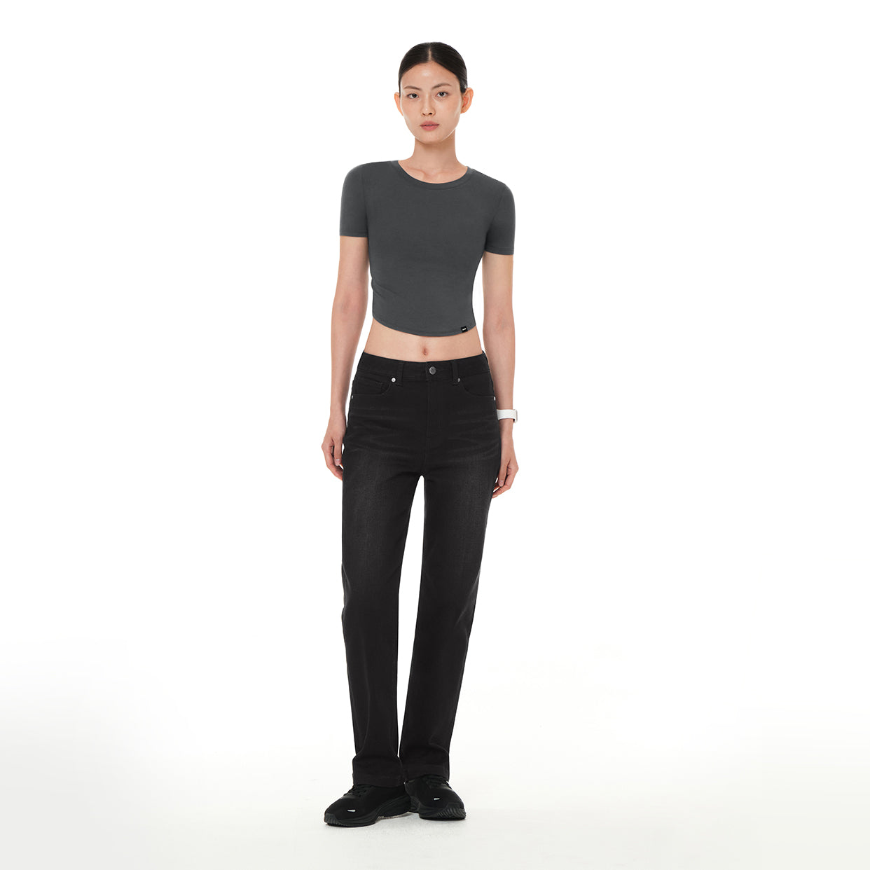 airdenim ストレートフィット ブラックデニム - andar JAPAN