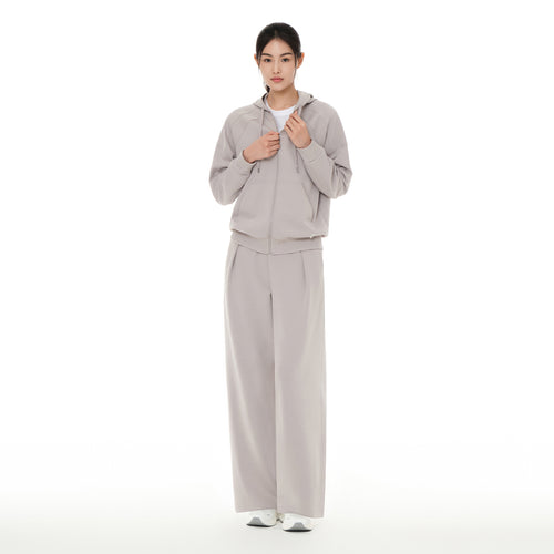 [SET] mildmooth セットアップ (ジップアップパーカー＋ワイドパンツ) - andar JAPAN