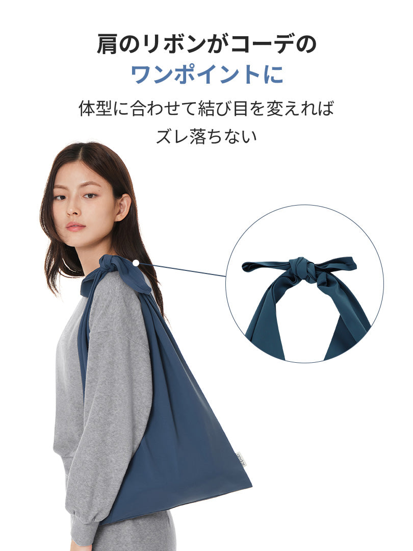 Air Cotton リボンストラップ エコバッグ