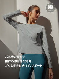 [3SET] NEW Airy Fit スリムフィット Tシャツ (長袖)
