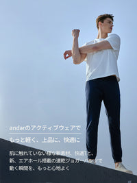 [SET] アクティブセットアップ (Airy Fit Tシャツ＋Airwind ジョガーパンツ)