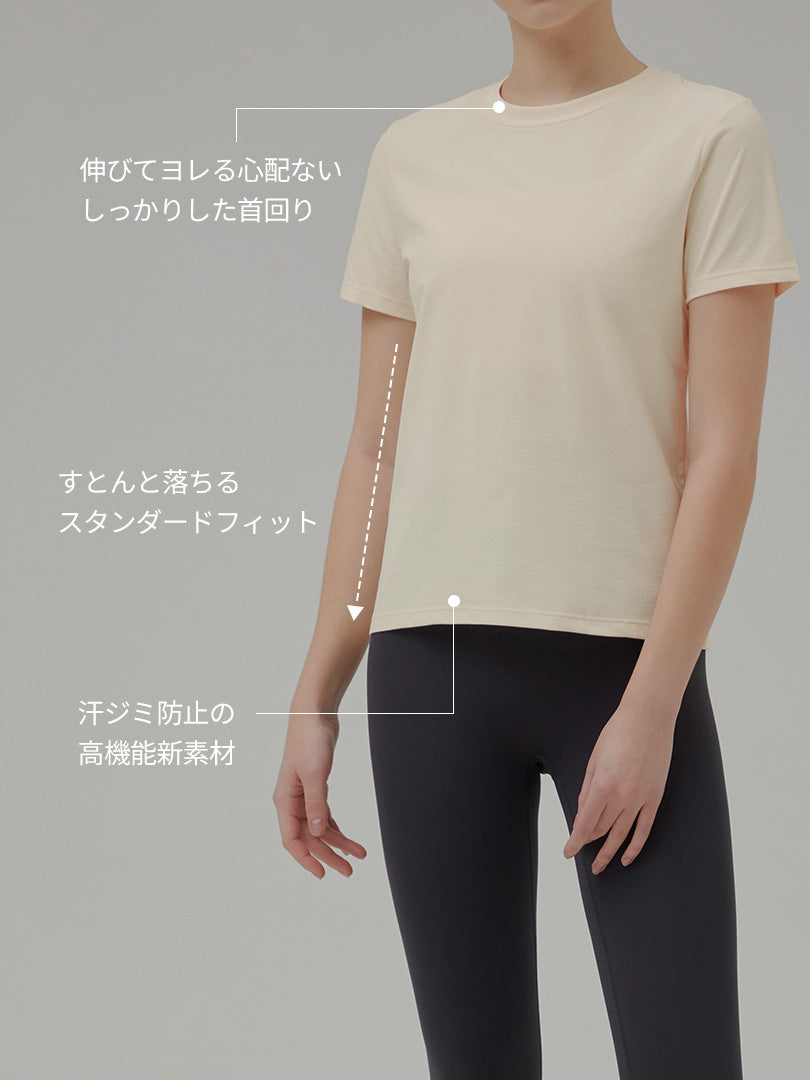NEW Airy Fit スタンダードフィット Tシャツ (半袖) - andar JAPAN