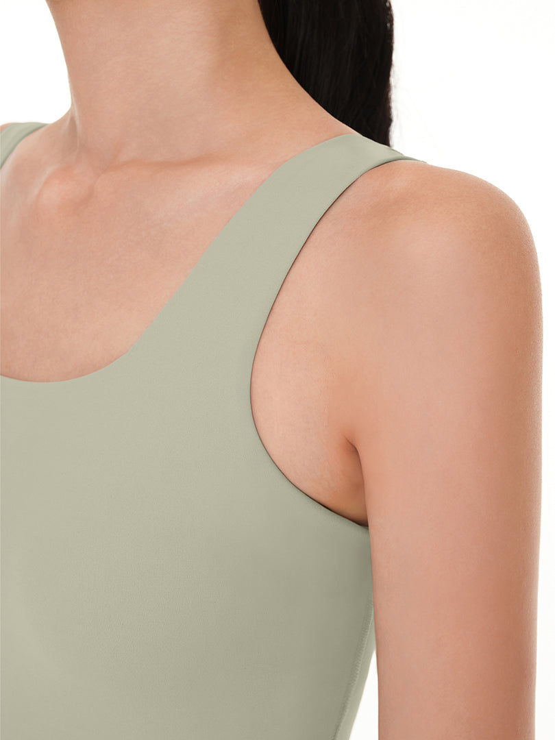 Airywin スクエアネック ロングラインブラ - andar JAPAN