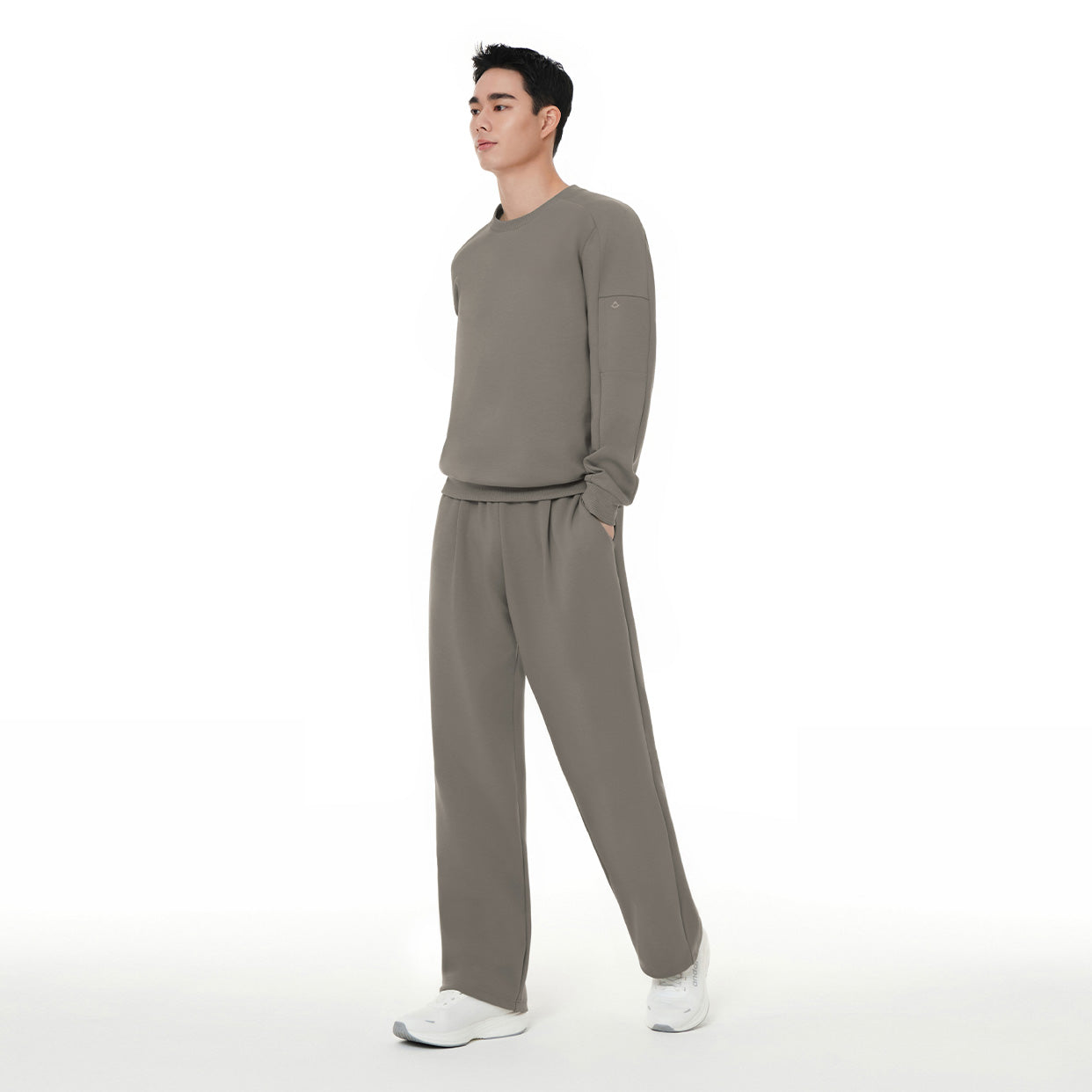 [SET] mildmooth メンズ セットアップ (ワイドパンツ＋トレーナー) - andar JAPAN