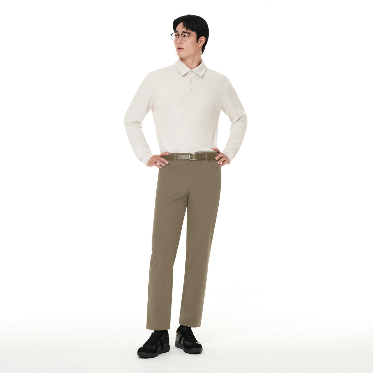 urbanactive メンズ スリムテーパードフィットパンツ - andar JAPAN