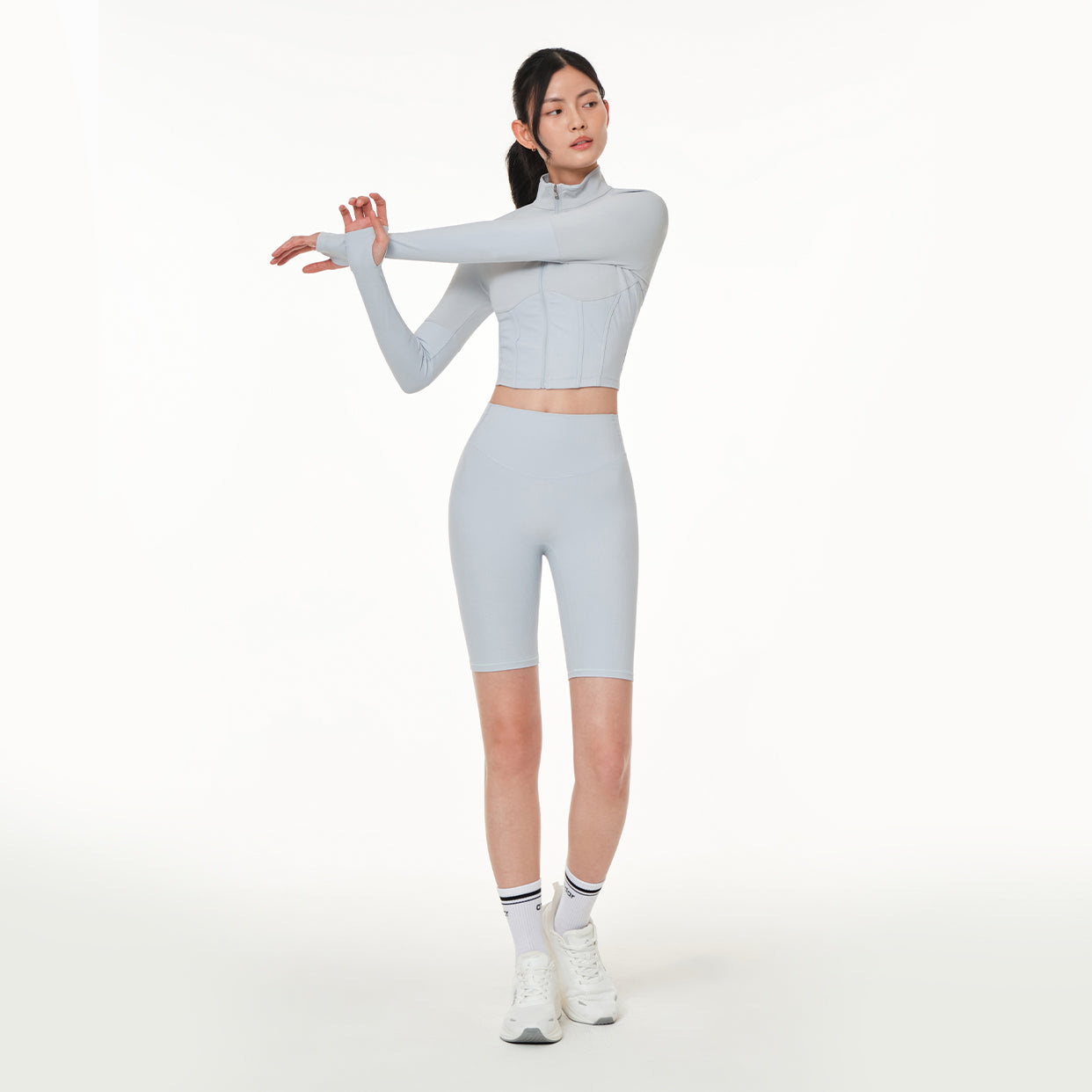 airribbed レギンス (4.5分丈) – andar JAPAN