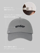 シグネチャー ロゴ キャップ - andar JAPAN