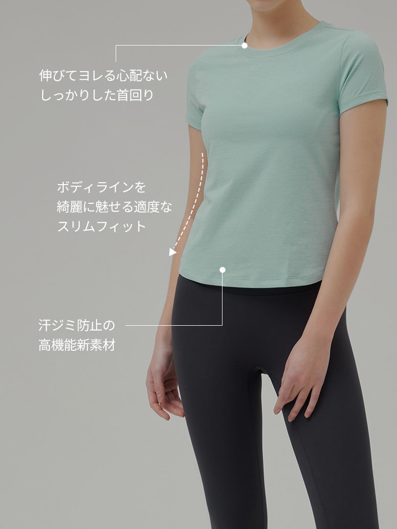 NEW Airy Fit スリムフィット Tシャツ (半袖) - andar JAPAN