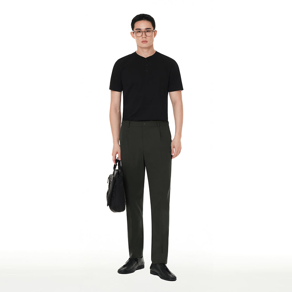 urbanactive メンズ タックパンツ