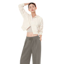 mildmooth クロップド フルジップパーカー - andar JAPAN