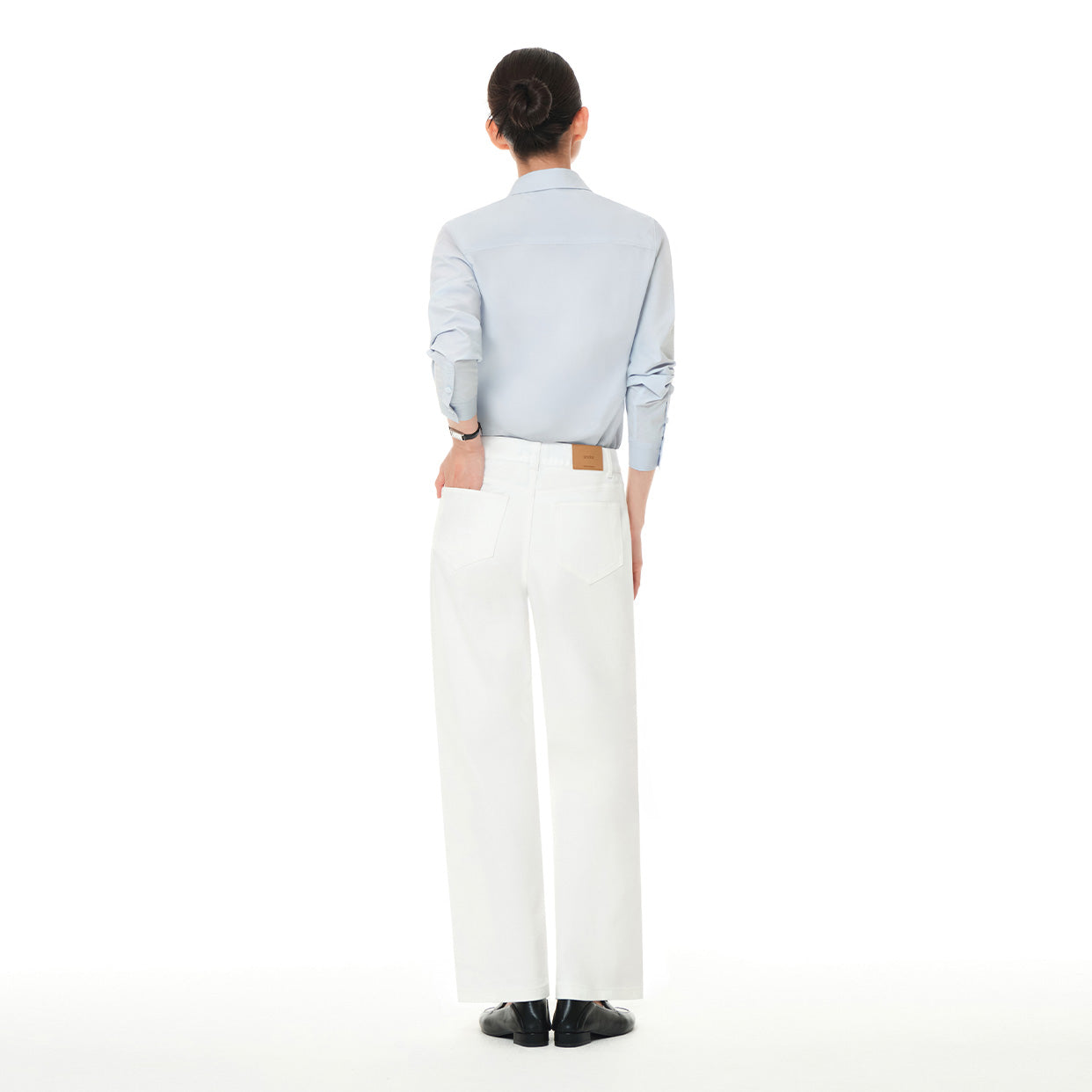 airdenim セミワイド ホワイトデニム - andar JAPAN