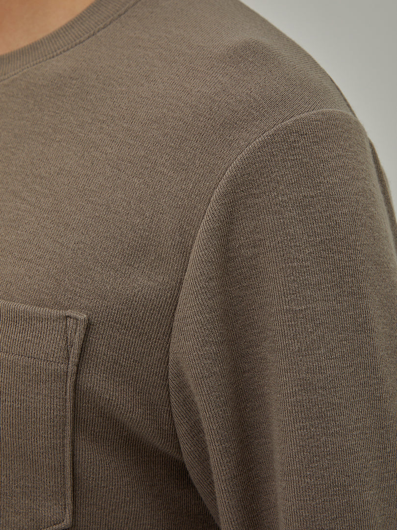 Primeknit メンズ ポケットニット (長袖) - andar JAPAN