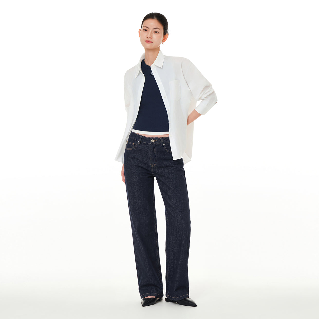ice airdenim セミワイドデニム – andar JAPAN