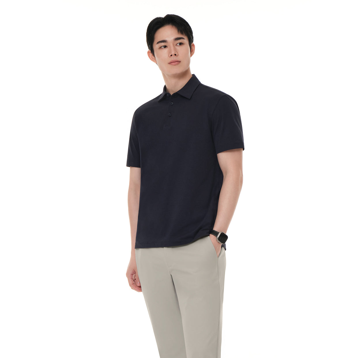 [2 SET] airyfit メンズ ポロシャツ (半袖)