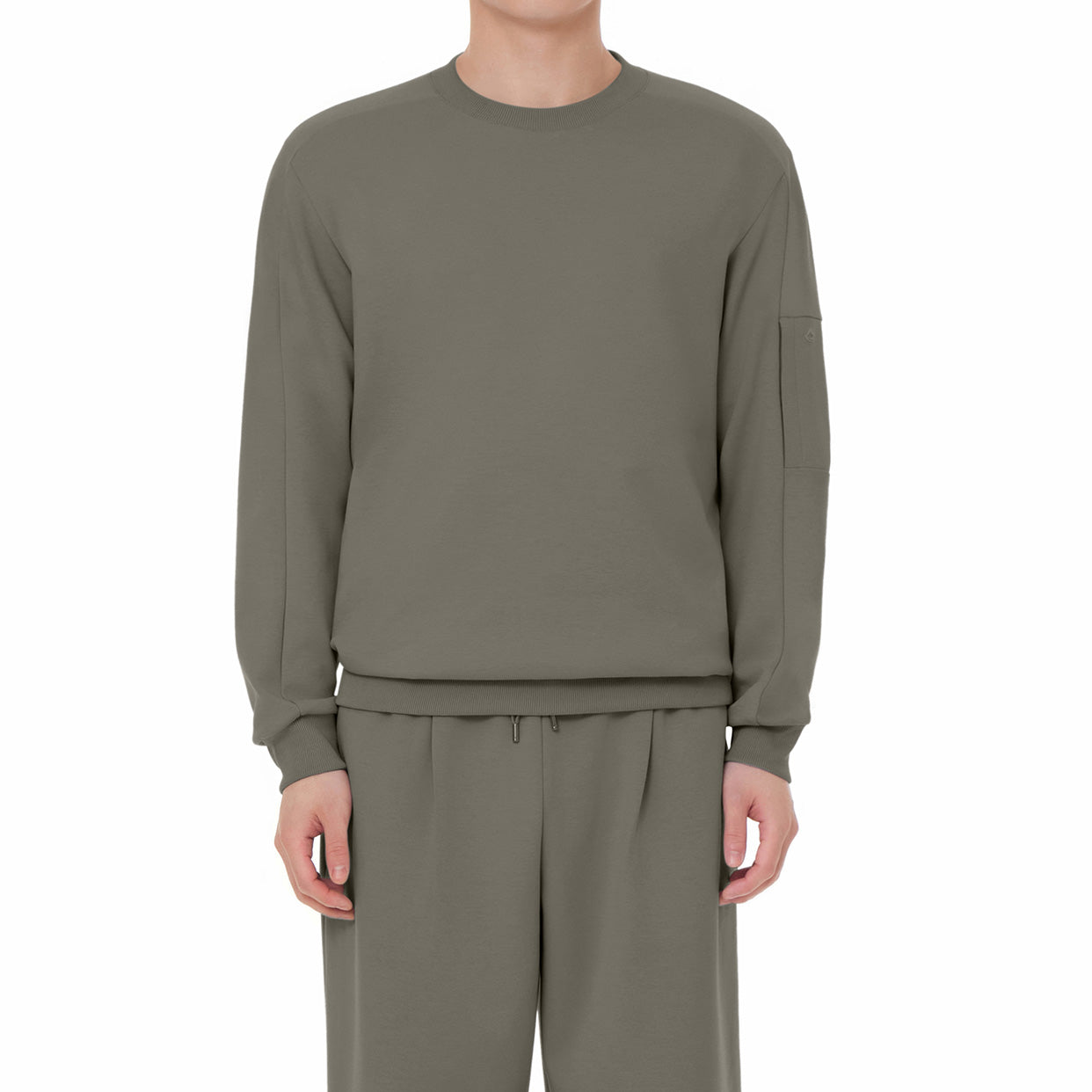 [SET] mildmooth メンズ セットアップ (ワイドパンツ＋トレーナー) - andar JAPAN