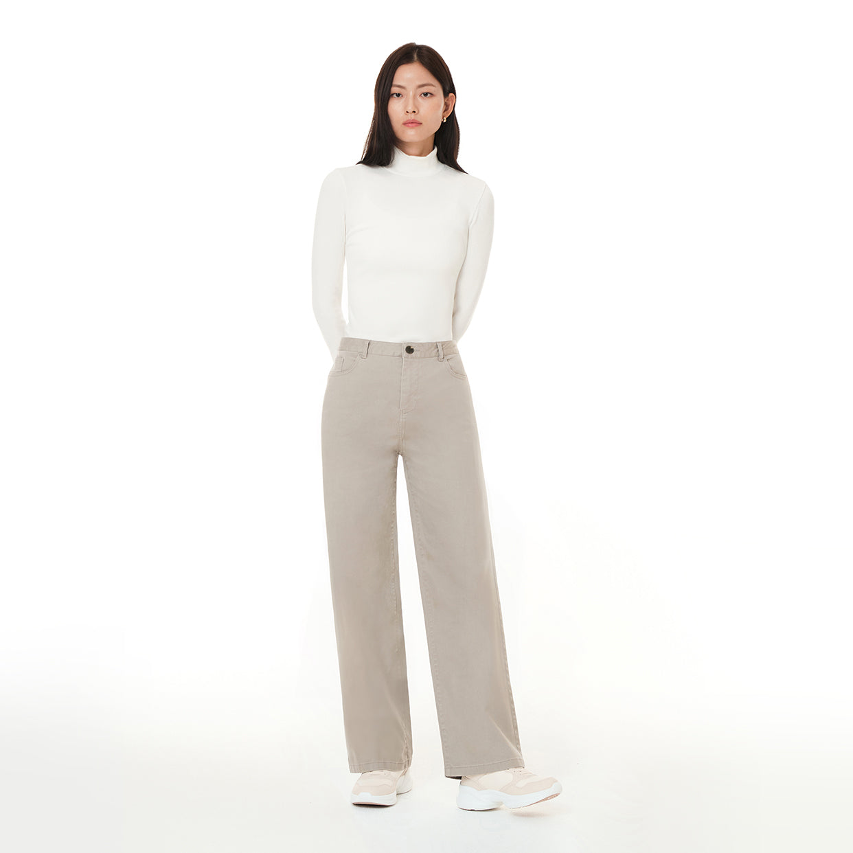 urbancotton ストレッチワイドパンツ – andar JAPAN