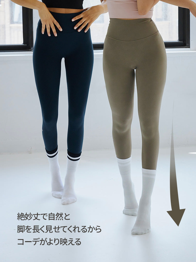 ダブルリングクルーソックス