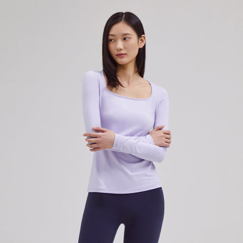 [OUTLET][2SET] Airtouch スクエアネック Tシャツ (長袖) - andar JAPAN