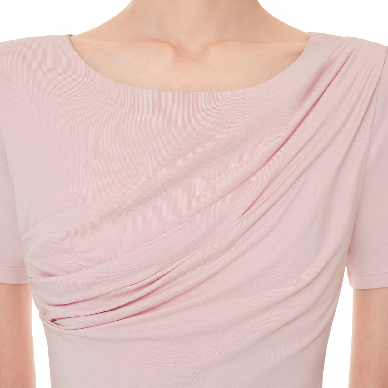 softmodal ドレープトップス (半袖)