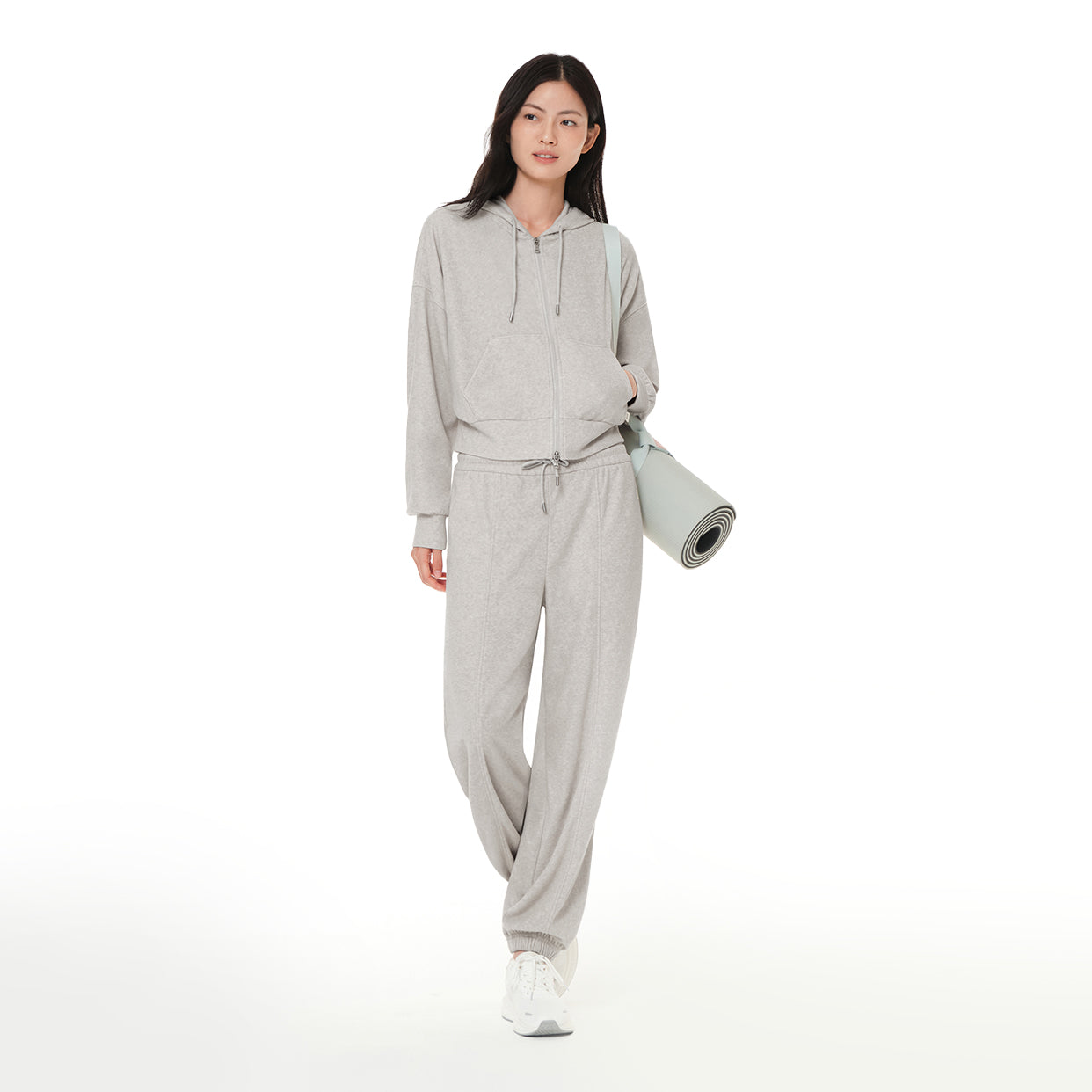 [SET] dreamcomfort セットアップ (パーカー+ワイドパンツ) - andar JAPAN