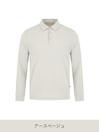Airy Fit Feather メンズ ポロシャツ (長袖) - andar JAPAN