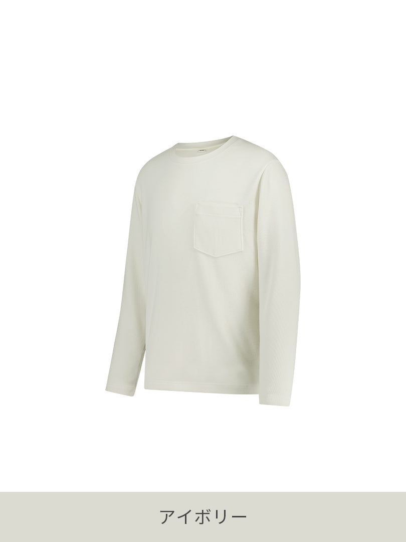 Primeknit メンズ ポケットニット (長袖) - andar JAPAN