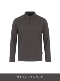 Airy Fit Feather メンズ ポロシャツ (長袖) - andar JAPAN