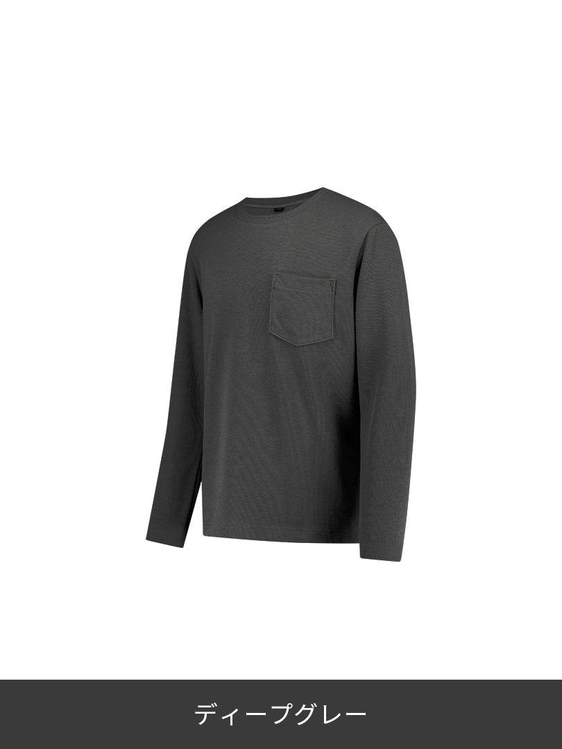Primeknit メンズ ポケットニット (長袖) - andar JAPAN