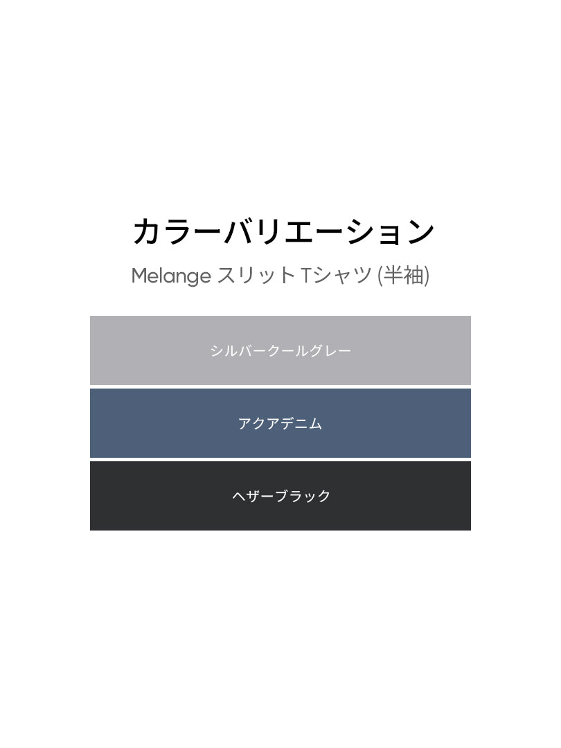 Soft Melange Tシャツ (半袖)