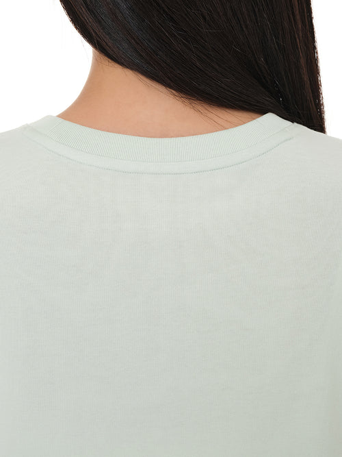 Airessential エンボス クロップド Tシャツ - andar JAPAN