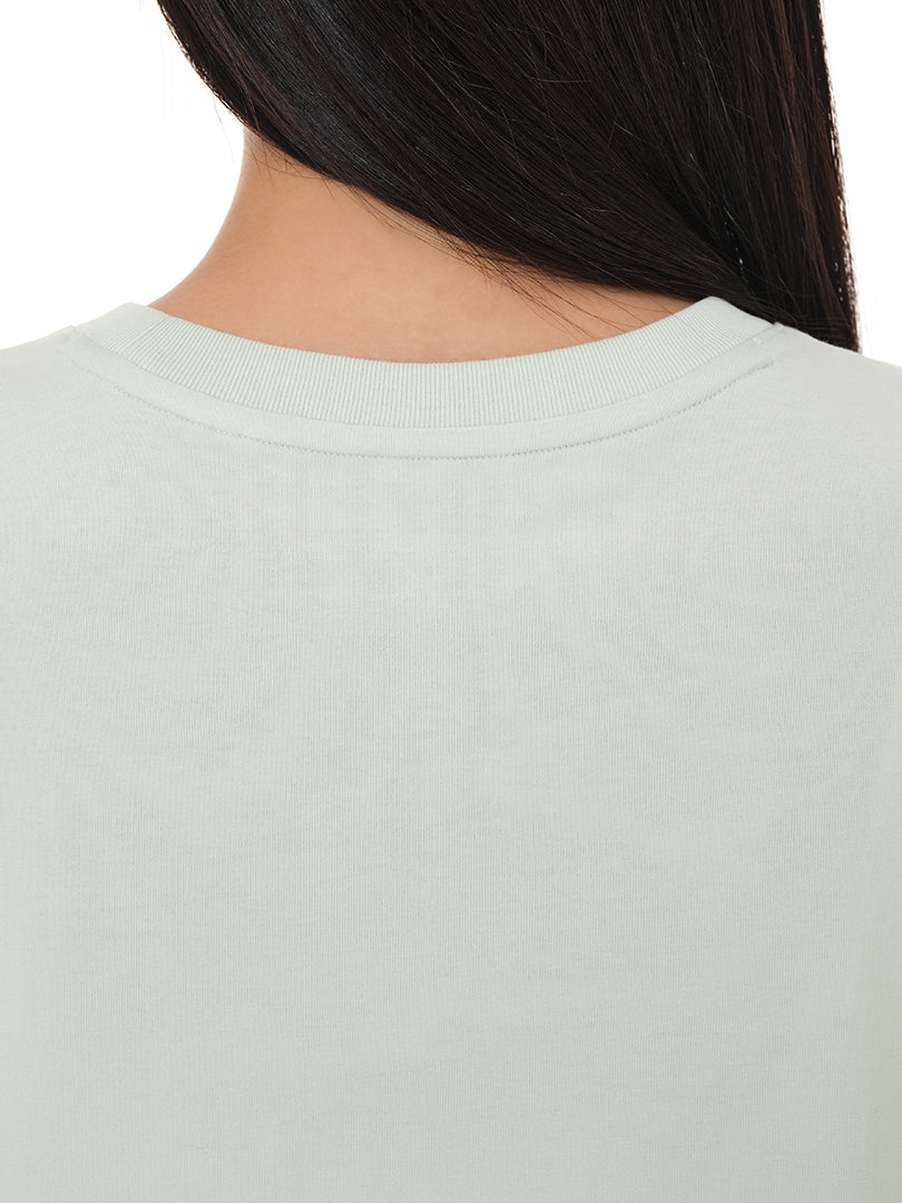 Airessential エンボス クロップド Tシャツ - andar JAPAN
