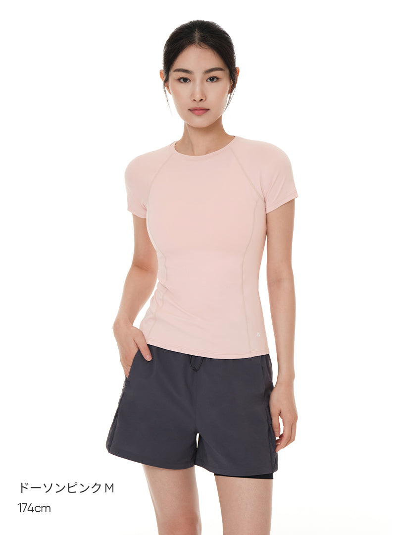 [2SET] NEW Airtouch ペース トップス (半袖) - andar JAPAN
