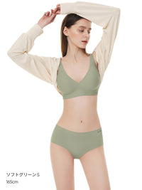 [2SET] andar オールデイフィット ブラ (パッド一体型 / 2タイプ選択可)