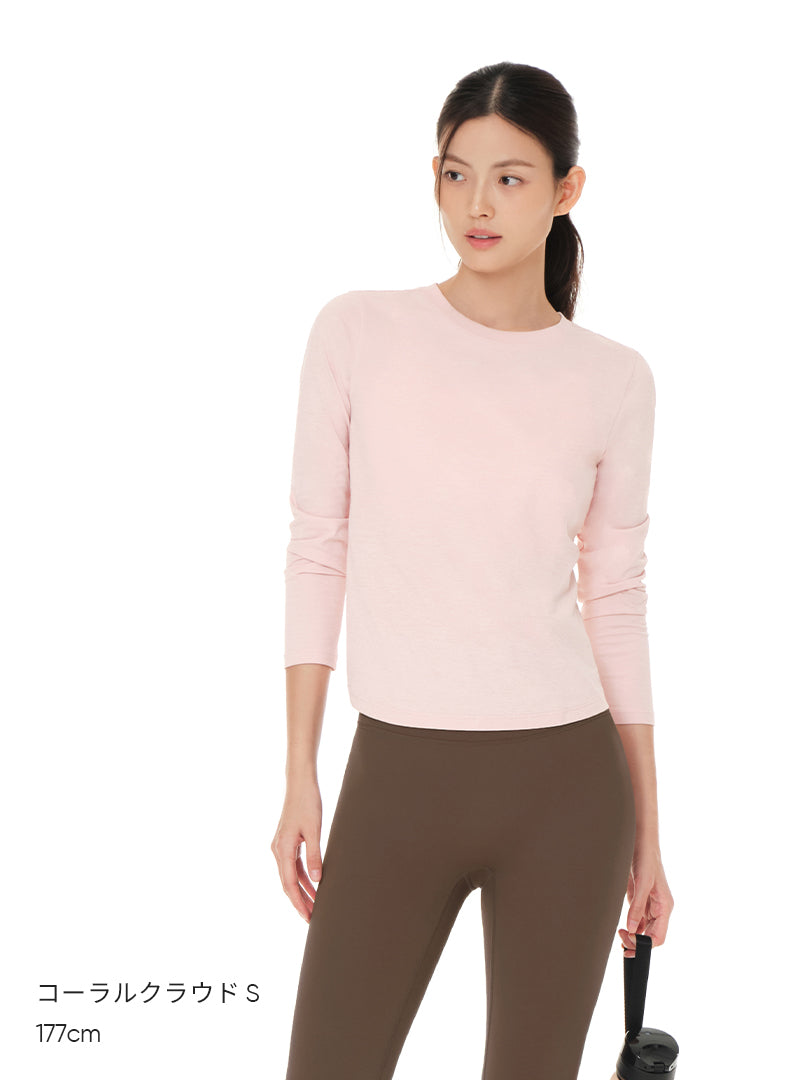 NEW Airy Fit スリムフィット Tシャツ (長袖)