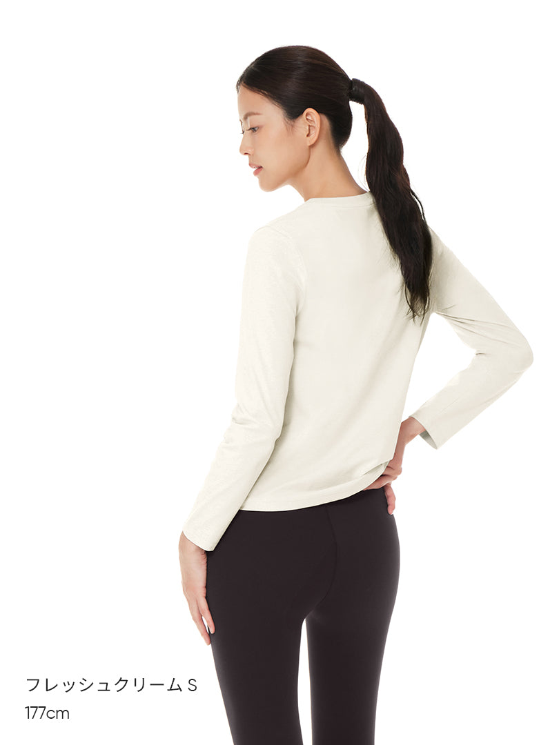 [3SET] NEW Airy Fit スタンダードフィット Tシャツ (長袖)