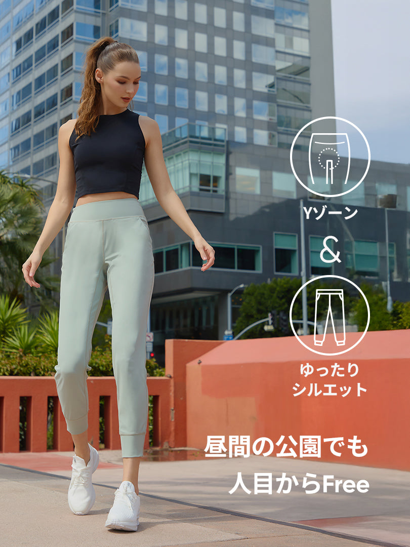 [SET] 秋の運動セット(ジョガーフィット レギンス+スリムTシャツ) - andar JAPAN