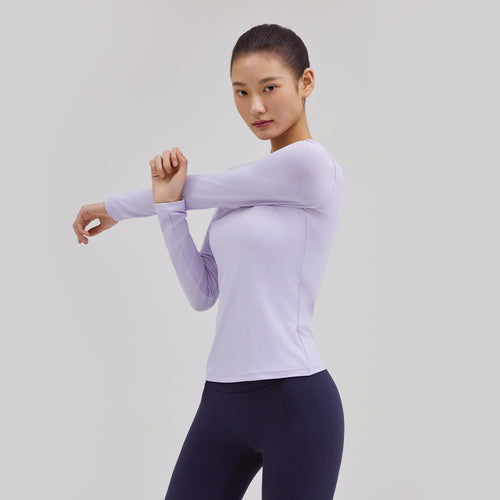 エアタッチスクエアネックTシャツ(長袖) - andar JAPAN