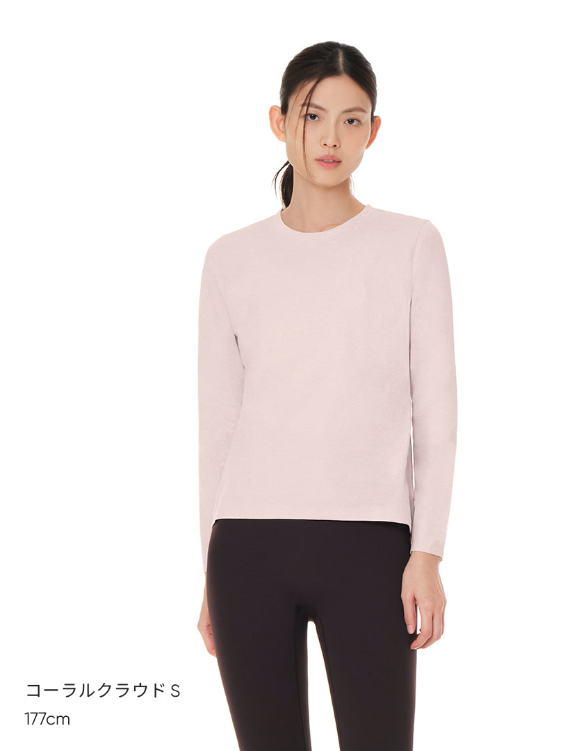 [2SET] Airy Fit スタンダードフィット Tシャツ (長袖) - andar JAPAN