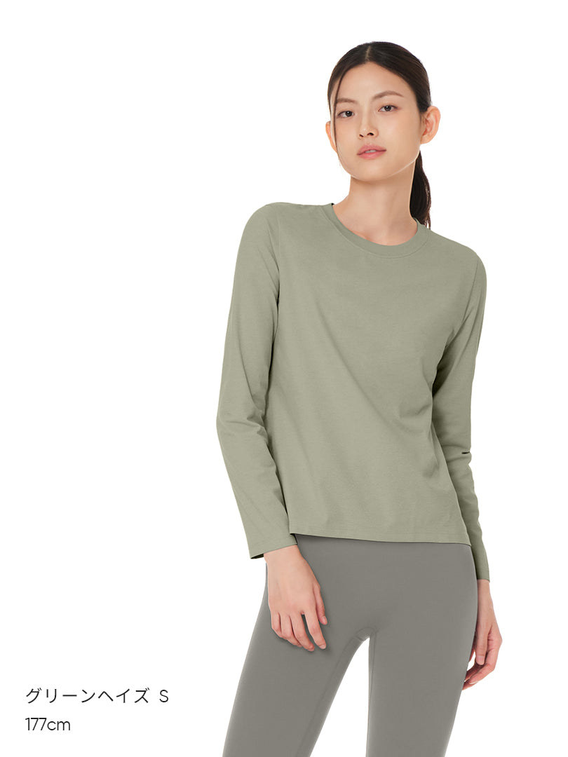 [3SET] NEW Airy Fit スタンダードフィット Tシャツ (長袖)