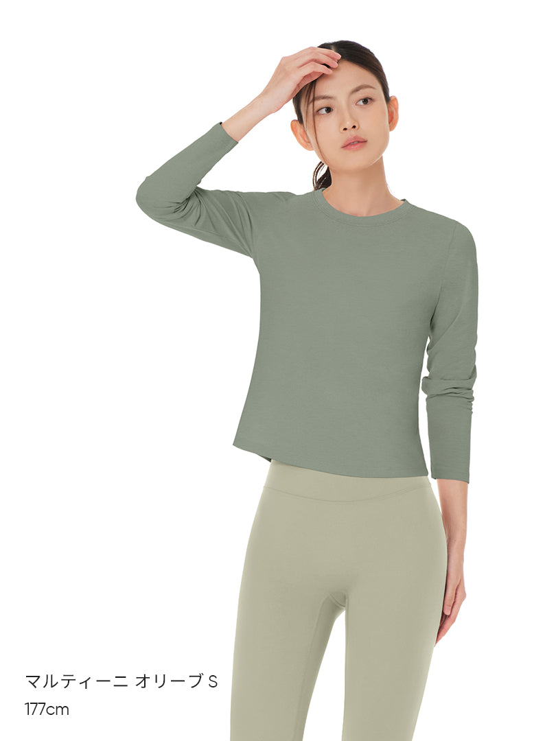 NEW Airy Fit スリムフィット Tシャツ (長袖)