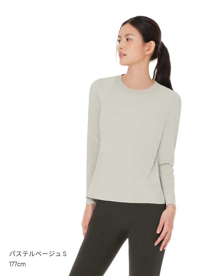 [3SET] NEW Airy Fit スタンダードフィット Tシャツ (長袖)