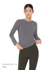 [3SET] NEW Airy Fit スリムフィット Tシャツ (長袖)