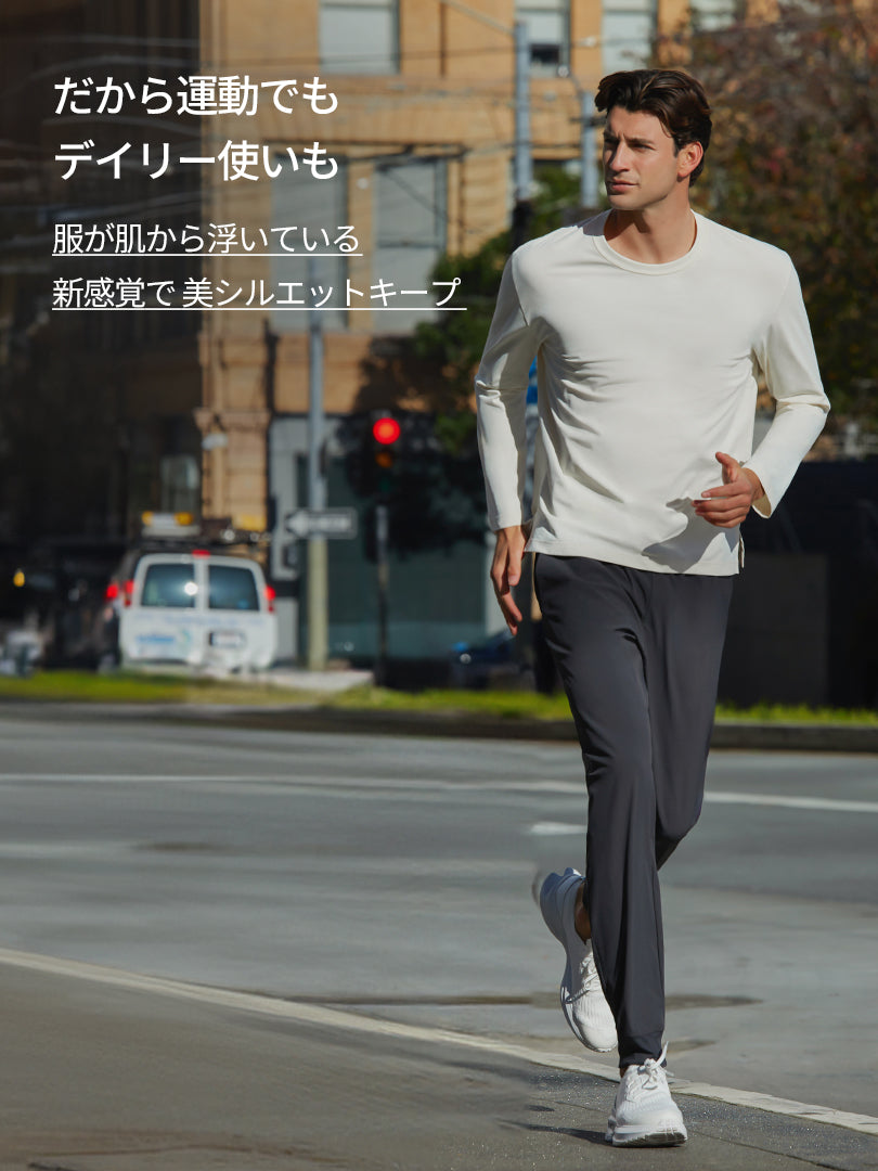 [2SET] NEW Airyfit メンズ Tシャツ (長袖)