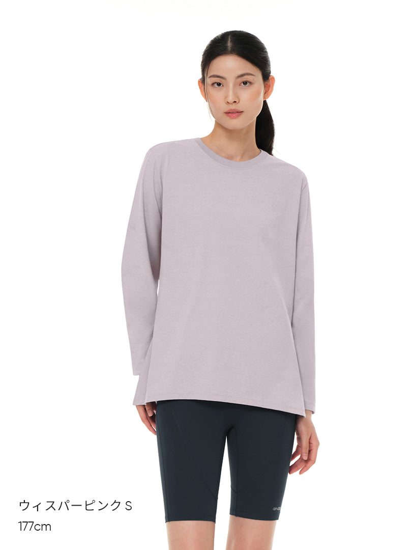 [3SET] NEW Airy Fit オーバーフィット Tシャツ (長袖)