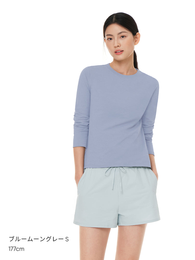 [2SET] Airy Fit スタンダードフィット Tシャツ (長袖) - andar JAPAN
